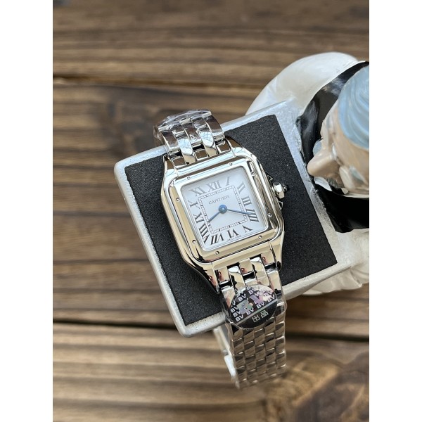BVF 까르띠에 팬더 시크릿 22 화이트다이얼 스틸브레이슬릿