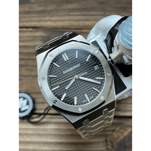 ZF V3 오데마피게 로얄오크 15500 블랙다이얼 스틸브레이슬릿