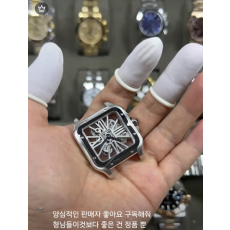 (초특가)산토스 스켈레톤 +브레이슬릿 기본 (블랙악어가죽+디버클추가10만원)