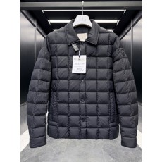 몽클레르 Castellana 남성 경량 구스다운 셔츠형 패딩 재킷 블랙