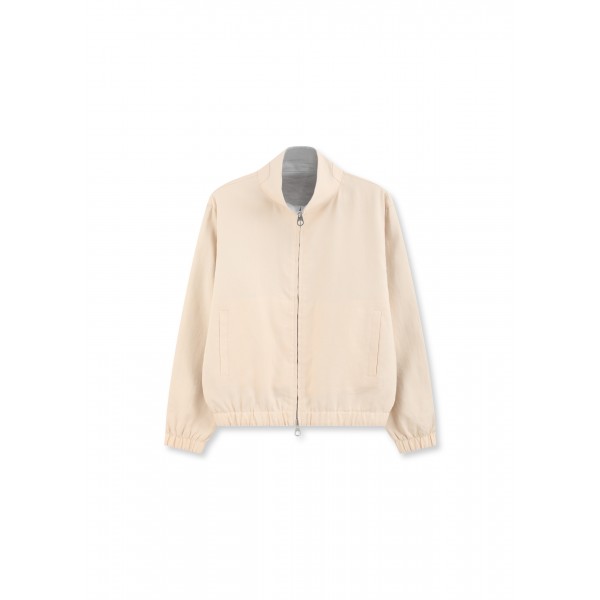 로로피아나 26FW Bomber 리버서블 100% 린넨 플라이트 재킷 남성 명품 아우터