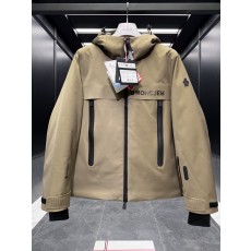 몽클레르 Grenoble GORE-TEX 남성 후드 스키 다운 재킷 브라운